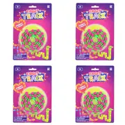 4x Pocket Money Fun Fidget Track Kids/Children Sensory Tactile Twist Play Toy 3+