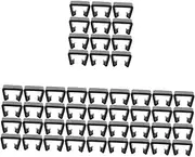BESPORTBLE 4sets Sofa Card Slot Table Clamp Patio Sectional Couch Connectors Driveway Tablecloth Clips Outdoor Corner Sofa Table Cloth Weights Outdoor Tarp Clip Outdoor Furniture Black 12pcs*4