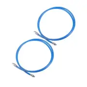 2 Pcs 71 Inch Universal 1/8" NPT Grease Gun Flex Hose - Trailer Flex Grease H...