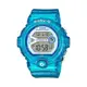 BABY-G CASIO 卡西歐少女新潮果凍藍半透明慢跑運動專用大螢幕電子錶 型號：BG-6903-2B【神梭鐘錶】