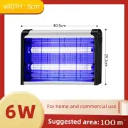[3-Unit] Energy Saving LED Mosquito Fly Bug Zapper Trap Lamp Light Silent 6W