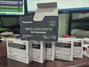 5 Panasonic AY-DVM83PQ Mini DV Tapes 83 Minutes Professional Quality NEW Sealed