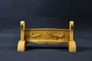 Japanese Samurai Sword Stand Tai Chi Sword Holder Tanto Katana Fish Carved Rack