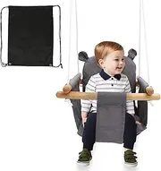 Baby Swing Outdoor Indoor Secure Baby Hanging Swing Seat with Adjustable Safety Belt Portable Outside Tree Hammock for Toddlers.