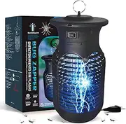 BELEAAD 20W Bug Zapper, Electric Mosquito Zapper with High-Intensity UV Light, Waterproof Fly Zapper & Mozzie Zapper, Chemical-Free Insect Trap for Indoor Bedrooms, Outdoor Patios, Gardens, Cafes