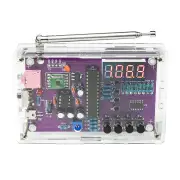 FM Radio DIY Electronic Kit Adjustable Frequency 87-108MHz Digital Display DIY Soldering Project Practice Solder RDA5807