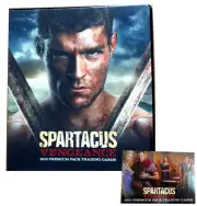 Starz Spartacus Vengeance Trading Card Binder + P2 PROMO CARD Liam McIntyre