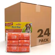 Glad for Pets Extra Large Tropical Breeze Scented Dog Waste Bags Refill Rolls...