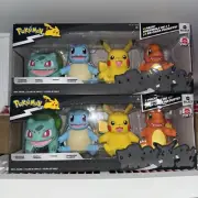 Pokemon Vinyl 8" Figure S 4 Count Bulbasaur Squirtle Pikachu Charmander New (1)