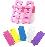 50Pcs Toe Separators for Nail Varnish,Soft Foam Sponge Toe Separators Finger Dividers Art Manicure Pedicure Tools