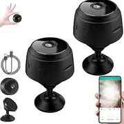Orbicam Magnetic Mini Security Camera, Orbicam Security Camera, Mini Wireless WiFi Camera 1080p High-Resolution, with Night Vision, for Home Indoor and Outdoor Use (2PCS)