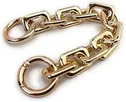 VersaKits Heavy Chunky Link Chain Strap Purse Handbag Top Handle Shoulder Straps Accessories Decoration Chain Strap Extender Charms Replacement(8.26'' Light Gold)