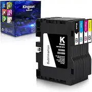 KSUMEI SG500 SG1000 Sublimation Ink Cartridge Compatible with Sawgrass Virtuoso SG500 SG1000 Printers 4-Pack Black, Cyan, Magenta, Yellow (B-Series)
