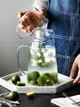 北歐ins網紅冷水壺玻璃耐高溫創意玻璃壺可加熱防爆果汁壺涼水壺