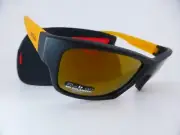 Bolle HOLMAN FLOATABLE Sunglasses Black Crystal Honey POLARISED Brown Gold Lens