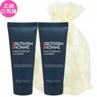 在飛比找Yahoo奇摩購物中心優惠-BIOTHERM 碧兒泉 男仕極量深層潔面霜(40ml)*2