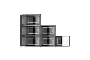 Vibe Geeks 6/12 Pack Stackable Shoe Organizers Storage Boxes