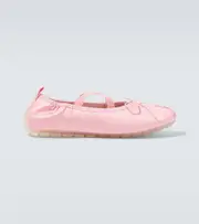 [Simone Rocha] Simone Rocha Ballerina Grip pleated ballet flats AU 5 pink