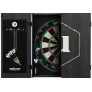 Unicorn Darts Centre Competition Bristle Dart Board 2 Set Of Darts Deluxe Wooden