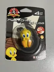 Emtec Looney Tunes Tweety Bird 4GB Flash Drive New Sealed USB 2.0