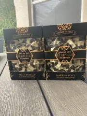 2 Boxes Antico Mulino Organic Italian Pasta Black Cuttlefish Squid Ink Farfalle