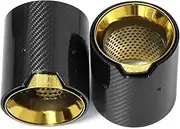 1 Piece Carbon Fiber Exhaust Compatible For BMW G42 225i 230i 216i 220i 2 Series Muffler Header tip Exhaust System Nozzle(Carbon Fiber E)
