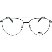McQ MQ0334O Unisex Metal Aviator Eyeglass Frame 001 Gunmetal 56-15 w Case