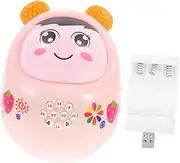 Toyvian Electric Cartoon Tumbler for Sensory Nodding Doll with Interactive for Development Engaging Learning Playtime Fun