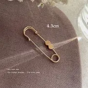 Safety Pin Jeans Waist Adjuster (various designs) Geometry - Gold - One Size