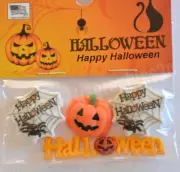 Happy Halloween / Dress It Up FLAT BACK Embellishments / Spider Webs ~ Pumpkin