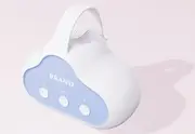Robofun Pram Swing, Sleeping Aid Baby Rechargeable (USB-C), Sleeping Aid for Baby with 30, 60, 90 Minute Timer, 3 Adjustable Swing Intensities, Universal for Pushchairs and Buggies