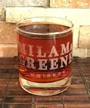 JEFFERSON'S RESERVE BOURBON Collectible Whiskey Glass 8 Oz