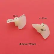 Toy Accessories Left Hand Right Hand 26mm 22mm Propeller 2-Blades Nylon Props Compatible with 2mm Shaft DIY RC Toy Boat Marine Submarine (Color : 10pairs 22mm Prop)
