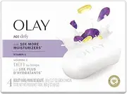 [Olay] Age Defying Beauty Bar Soap, 4 ct