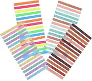Tofficu Fluorescent Page Markers 1 Set Sticky Highlight Strips Reading Tabs for Boys and Girls Household Page Marker