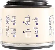 Aswalling 6 Pcs R12T Fuel/Water Separator Filter elements for Racor 140R 120AT S3240 NPT ZG1/4-19 Automotive Parts