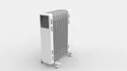 Dimplex 2.4kW Oil Column Heater with Turbo Fan - Arctic White