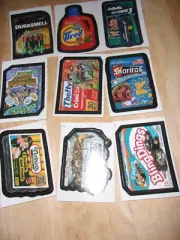17 Assorted Wacky Packages Trading Cards