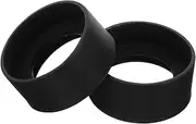 TEHAUX 2Pcs Rubber Eyepiece Cover Protective Eyepiece Guards for Microscopes Durable and Practical Design Reduces Light Glare and Eye Strain Microscope Accessory