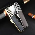 JOBON Metal Windproof Torch Butane Gas Lighter Large Fire Blue Flame with Box