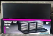 2 - Case Logic Rack Storage 30 Disc CD/BLU-RAY, Wall Mountable, Hinged Door
