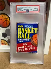1991 Fleer Basketball Wax Pack MICHAEL JORDAN All-Star Card TOP PSA 8
