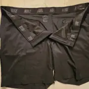 NEW Nike Core Flex Shorts Mens 50 Dri Fit Elastic Waist Golf Chino Black Wicking