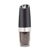 Electric Pepper Mill Salt Shakers Gravity Automatic Grinder Battery-Operated LED
