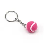 6PCS Mini Color Tennis Keychain Charm Sports Gift Tennis Ball