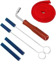 Abaodam Beginner's Piano Tuning Kit 6 Pcs Tuning Mute Tools Hammer Lever for Home Use