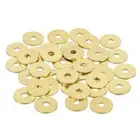 38Pcs Brass Flat Washer, M3 3 x 12 x 1mm Fenders Washers Assortment