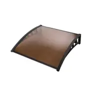 Window Door Awning Outdoor Door Canopy Patio Awning Diy Brown