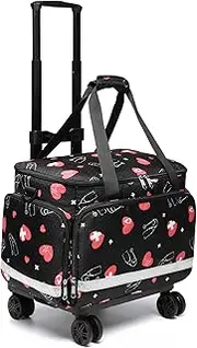 [Gatycallaty] Medical Bag Rolling Roller Bag Trolley Duffel Nurses EMT CNA RN Empty for First Aid Responder Home Health Care Nursing Student Roll Duffle Bag Carry on with Wheels Wheeled Work Physicians Doctor,