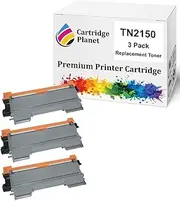 Cartridge Planet 3-Pack Compatible Toner Cartridge for Brother TN-2150 TN2150 (2,600 Pages) for Brother DCP7040 HL2140 HL2142 HL2150N HL2170W MFC7340 MFC7440N MFC7840